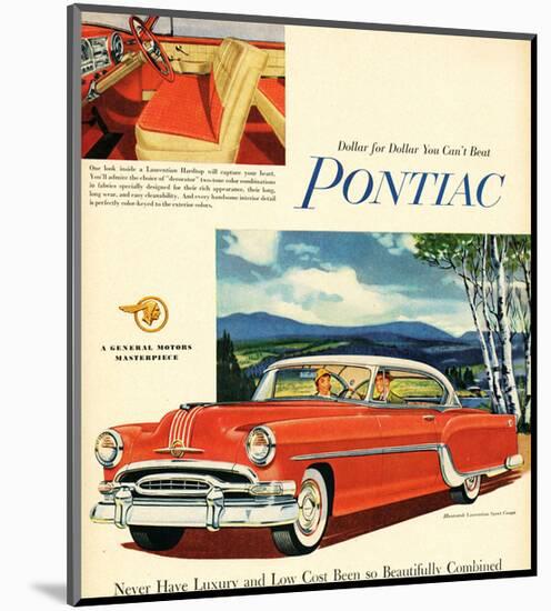 Pontiac - Beautifully Combined-null-Mounted Art Print