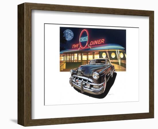 Pontiac Chieftain '50 at The Circle Diner-Graham Reynold-Framed Premium Giclee Print