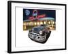 Pontiac Chieftain '50 at The Circle Diner-Graham Reynold-Framed Premium Giclee Print