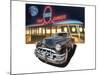 Pontiac Chieftain '50 at The Circle Diner-Graham Reynold-Mounted Premium Giclee Print