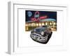 Pontiac Chieftain '50 at The Circle Diner-Graham Reynold-Framed Art Print