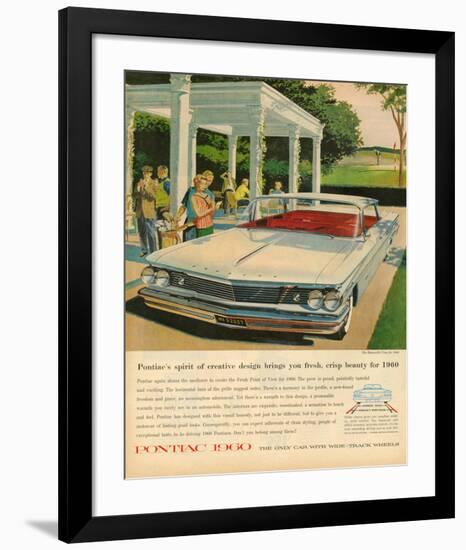 Pontiac-Crisp Beauty for 1960-null-Framed Art Print