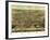 Pontiac, Michigan - Panoramic Map-Lantern Press-Framed Art Print