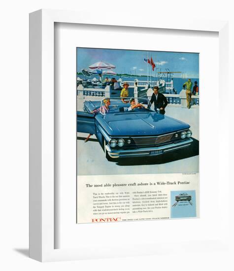 Pontiac-Pleasure Craft Ashore-null-Framed Art Print