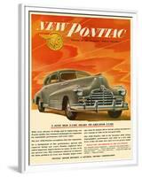 Pontiac-Soars to Greater Fame-null-Framed Premium Giclee Print