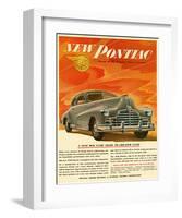 Pontiac-Soars to Greater Fame-null-Framed Art Print
