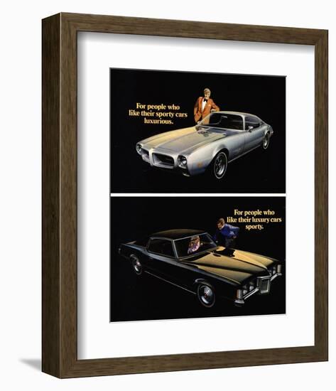 Pontiac-Sporty Cars Luxurious-null-Framed Art Print