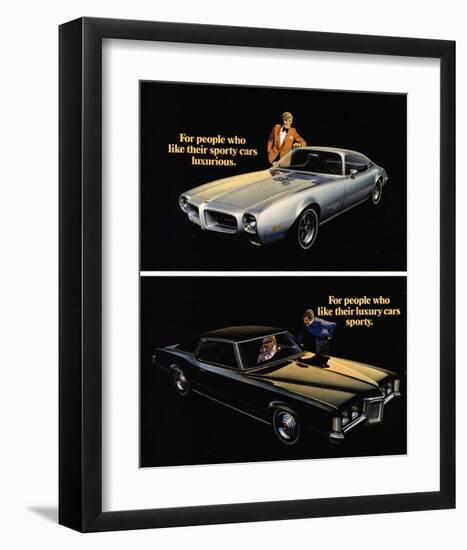 Pontiac-Sporty Cars Luxurious-null-Framed Art Print
