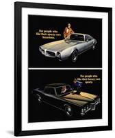 Pontiac-Sporty Cars Luxurious-null-Framed Art Print