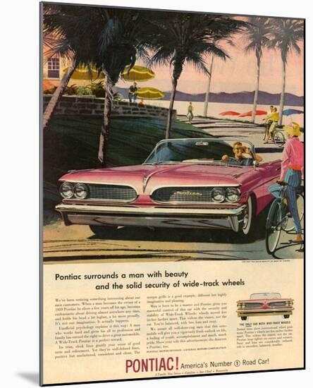 Pontiac-Surrounds With Beauty-null-Mounted Art Print