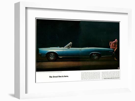 Pontiac-The Great One is Here-null-Framed Art Print