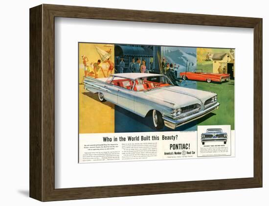 Pontiac- Who Built This Beauty-null-Framed Art Print