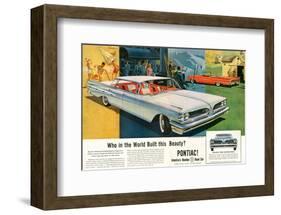 Pontiac- Who Built This Beauty-null-Framed Art Print