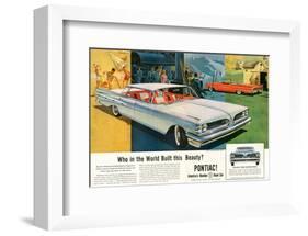 Pontiac- Who Built This Beauty-null-Framed Premium Giclee Print