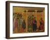 Pontius Pilate's Second Interrogation of Christ-Duccio Di buoninsegna-Framed Giclee Print