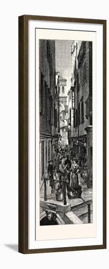 Ponto Dell Olio, Venice, Italy-null-Framed Premium Giclee Print