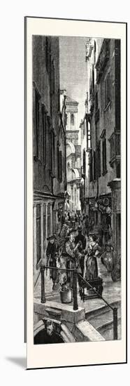 Ponto Dell Olio, Venice, Italy-null-Mounted Premium Giclee Print