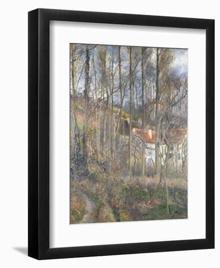 Pontoise - the Cite Des Boeufs and the Hermitage-Camille Pissarro-Framed Giclee Print