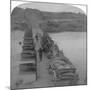 Pontoon Bridge across the Modder River, Boer War, South Africa, 1900-Underwood & Underwood-Mounted Giclee Print