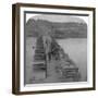 Pontoon Bridge across the Modder River, Boer War, South Africa, 1900-Underwood & Underwood-Framed Giclee Print