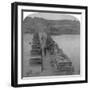 Pontoon Bridge across the Modder River, Boer War, South Africa, 1900-Underwood & Underwood-Framed Giclee Print