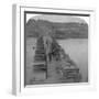 Pontoon Bridge across the Modder River, Boer War, South Africa, 1900-Underwood & Underwood-Framed Giclee Print