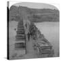 Pontoon Bridge across the Modder River, Boer War, South Africa, 1900-Underwood & Underwood-Stretched Canvas