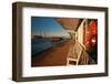 Pontoon Jetties in the Port of Hamburg (City)-Thomas Ebelt-Framed Photographic Print