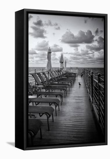 Pontoon with Deck Chairs - Key West - Florida-Philippe Hugonnard-Framed Stretched Canvas