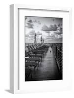 Pontoon with Deck Chairs - Key West - Florida-Philippe Hugonnard-Framed Photographic Print