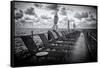 Pontoon with Deck Chairs - Key West - Florida-Philippe Hugonnard-Framed Stretched Canvas