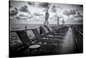 Pontoon with Deck Chairs - Key West - Florida-Philippe Hugonnard-Stretched Canvas