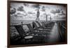 Pontoon with Deck Chairs - Key West - Florida-Philippe Hugonnard-Framed Photographic Print