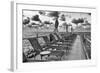 Pontoon with Deck Chairs - Key West - Florida-Philippe Hugonnard-Framed Photographic Print