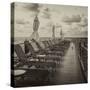 Pontoon with Deck Chairs - Key West - Florida-Philippe Hugonnard-Stretched Canvas