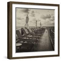 Pontoon with Deck Chairs - Key West - Florida-Philippe Hugonnard-Framed Photographic Print