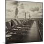 Pontoon with Deck Chairs - Key West - Florida-Philippe Hugonnard-Mounted Photographic Print