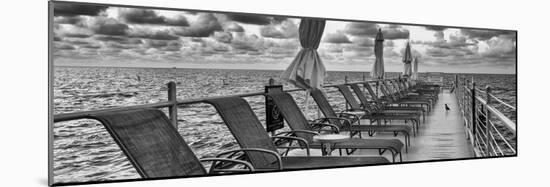 Pontoon with Deck Chairs - Key West - Florida-Philippe Hugonnard-Mounted Photographic Print