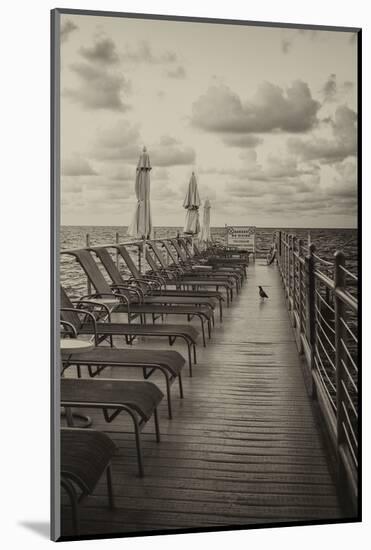 Pontoon with Deck Chairs - Key West - Florida-Philippe Hugonnard-Mounted Photographic Print