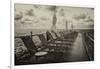 Pontoon with Deck Chairs - Key West - Florida-Philippe Hugonnard-Framed Photographic Print