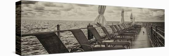 Pontoon with Deck Chairs - Key West - Florida-Philippe Hugonnard-Stretched Canvas