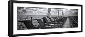 Pontoon with Deck Chairs - Key West - Florida-Philippe Hugonnard-Framed Photographic Print