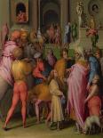 Pharaoh with His Butler and Baker (From Scenes from the Story of Josep), Ca 1515-Pontormo-Framed Giclee Print