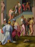 Portrait of a Woman with a Small Dog-Pontormo-Giclee Print