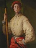 Portrait of a Woman with a Small Dog-Pontormo-Giclee Print