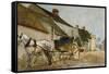 Pony and Cart-Joseph Crawhall-Framed Stretched Canvas