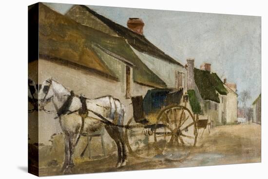 Pony and Cart-Joseph Crawhall-Stretched Canvas