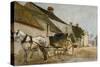 Pony and Cart-Joseph Crawhall-Stretched Canvas