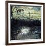 Pony and Dog in a Field, 2000-Peter Wilson-Framed Giclee Print