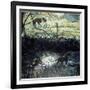 Pony and Dog in a Field, 2000-Peter Wilson-Framed Giclee Print